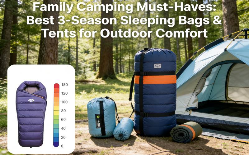 best sleeping bags & tents for outdoor comfort