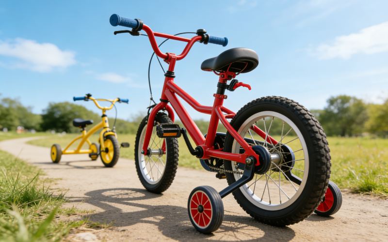 kids cycling bikes with adjustable seat and brakes